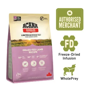 ACANA Singles Grass-Fed Lamb Grain-Free Dry Dog Food dog toys interactive dog toy plush dog toy dog rope toy squeaky toy
