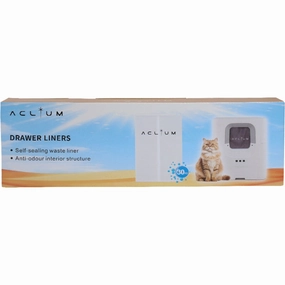Aclium Automatic Cat Litter Box Drawer Liners 30pc kitten supplies kitten toys kitten food kitten litter box kitten bed