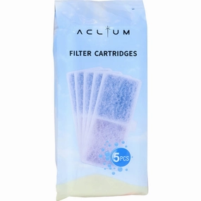 Aclium Pet Drinking Fountain Filter Cartridge 5pc cat leash cat bowtie cat hat cat bandana cat costume