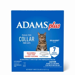 Adams Plus Cat Flea & Tick Collar cat grooming cat shampoo cat conditioner cat comb cat grooming glove