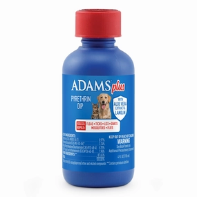 Adams Plus Pyrethrin Dip, 4 oz cat grooming cat shampoo cat conditioner cat comb cat grooming glove