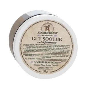 Adored Beast Apothecary Probiotics - Gut Soothe Powder Blend 52g pig feed piglet nutrition pig food pellets pig vitamins pig treats
