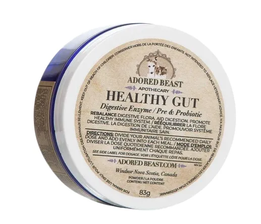 Adored Beast Apothecary Probiotics - Healthy Gut Powder Blend 83g pig feed piglet nutrition pig food pellets pig vitamins pig treats