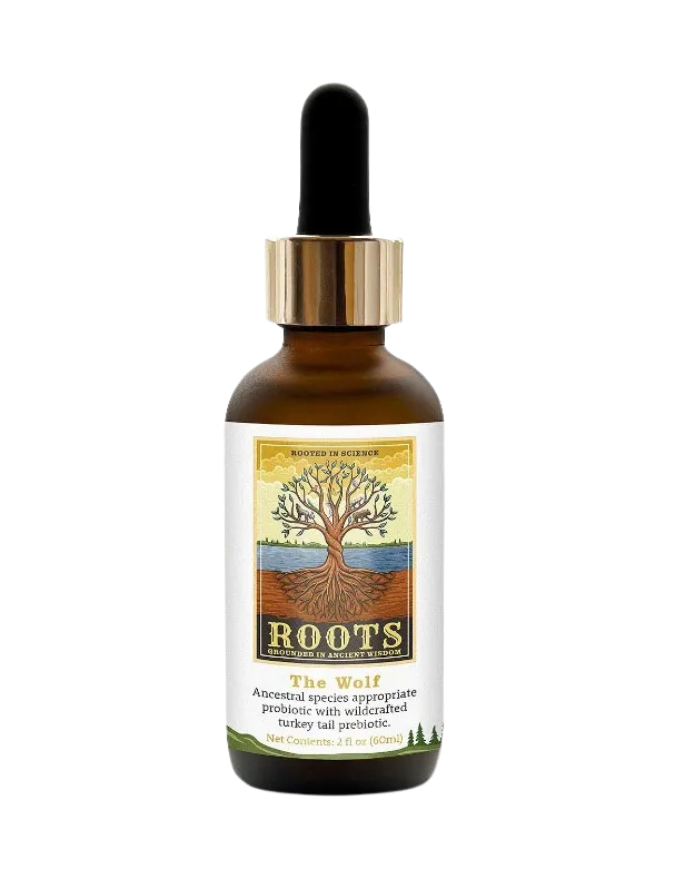 Adored Beast Apothecary Roots - Grounded in Ancient Wisdom - The Wolf | Species Appropriate Probiotic 60mL pig feed piglet nutrition pig food pellets pig vitamins pig treats