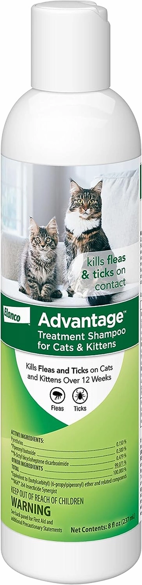 Advantage Treatment Shampoo for Cats & Kittens, 8 oz plush dog toys fluffy dog toy dog cuddle toy dog toy set stuffed toy for dogs
