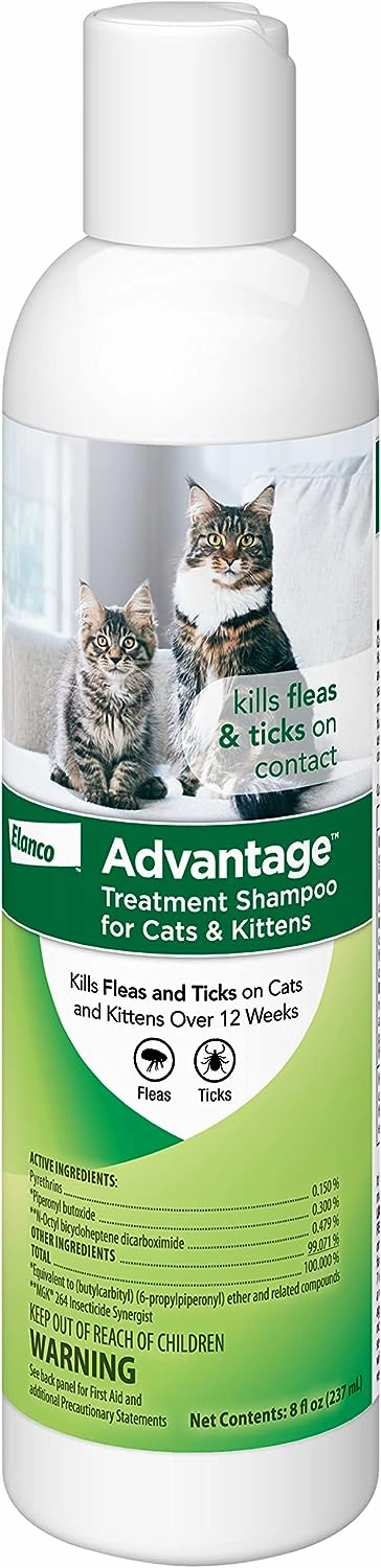 Advantage Treatment Shampoo for Cats & Kittens, 8 oz plush dog toys fluffy dog toy dog cuddle toy dog toy set stuffed toy for dogs