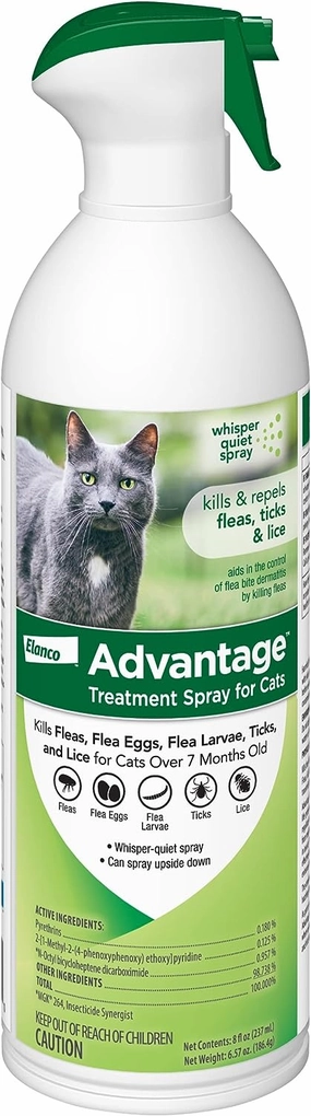 Advantage Treatment Spray for Cats, 8 oz plush dog toys fluffy dog toy dog cuddle toy dog toy set stuffed toy for dogs