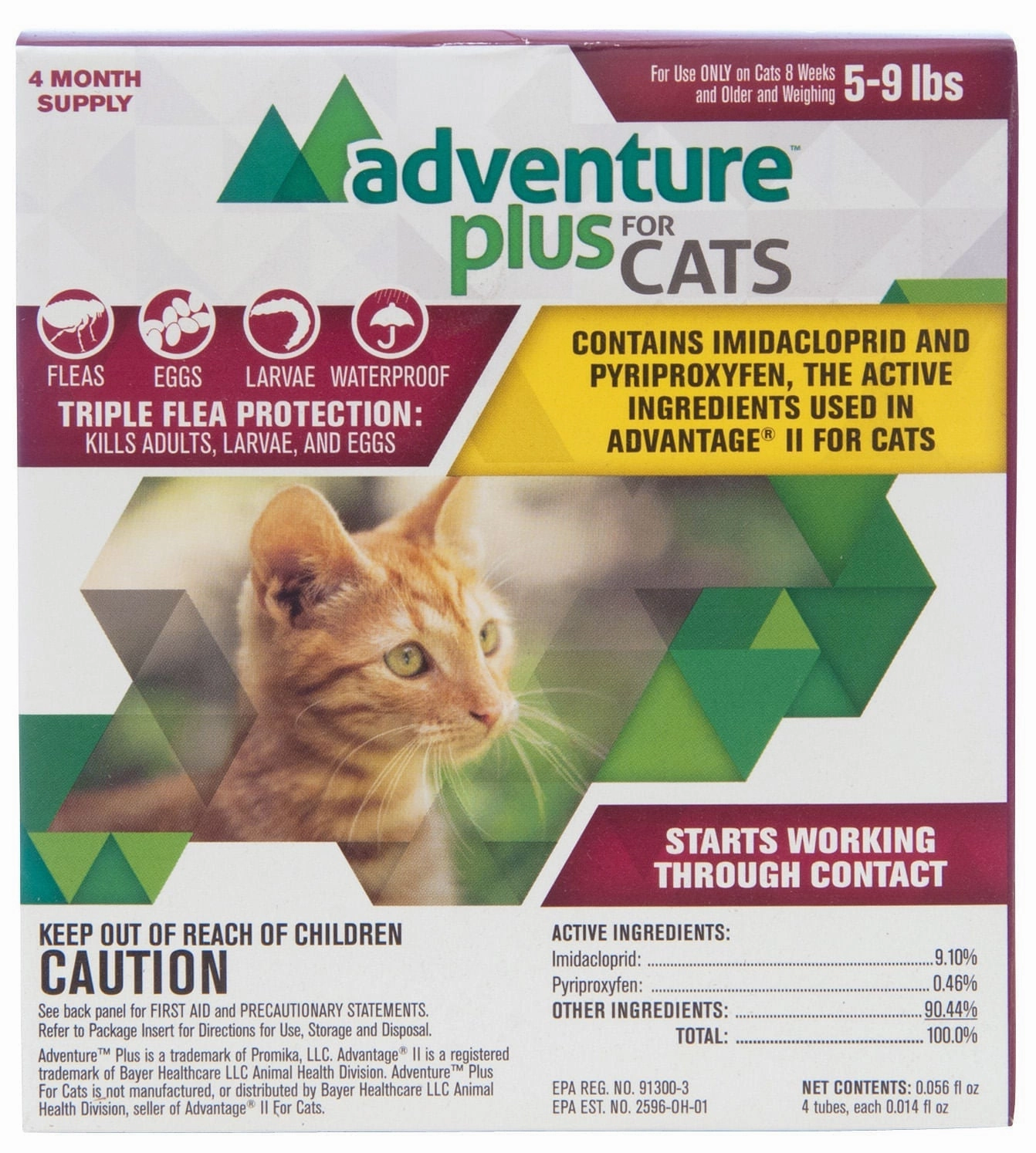 Adventure Plus for Cats, 4-pack cat grooming cat shampoo cat conditioner cat comb cat grooming glove