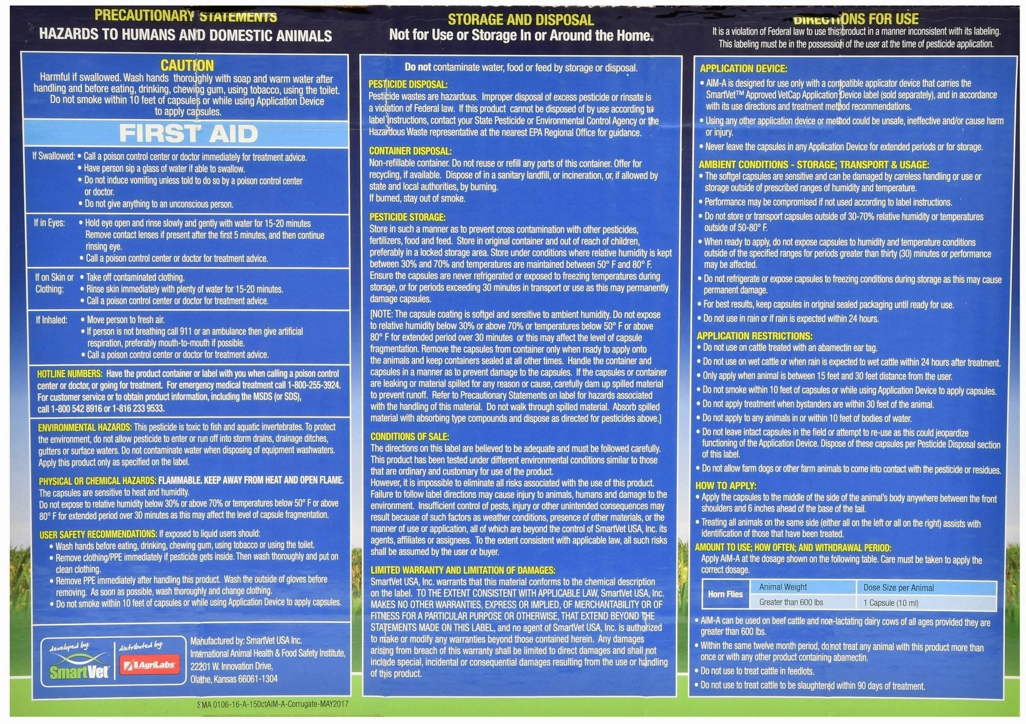 AiM-A Insecticide Gel Caps