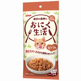 Aixia Meat Life Beef Pouch Cat Food 180g dry cat food cat treats grain free cat food kitten treats cat dental treats