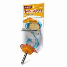 Alex Smart Bottle - Orange 250ml (AL162) hamster cage guinea pig supplies small animal accessories rabbit water bottle rat tunnel