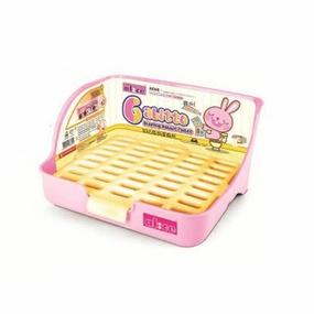 Alice Gabitto Sloping Rabbit Toilet Pink - Large (AE68) hamster cage guinea pig supplies small animal accessories rabbit water bottle rat tunnel