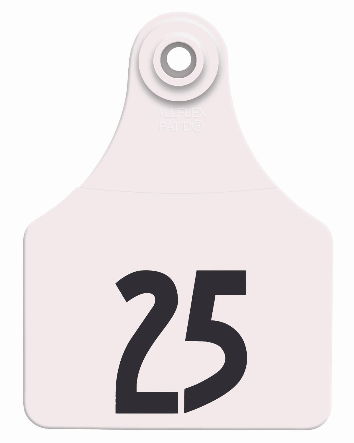 Allflex Global Numbered 2-Piece Ear Tags, 25 ct