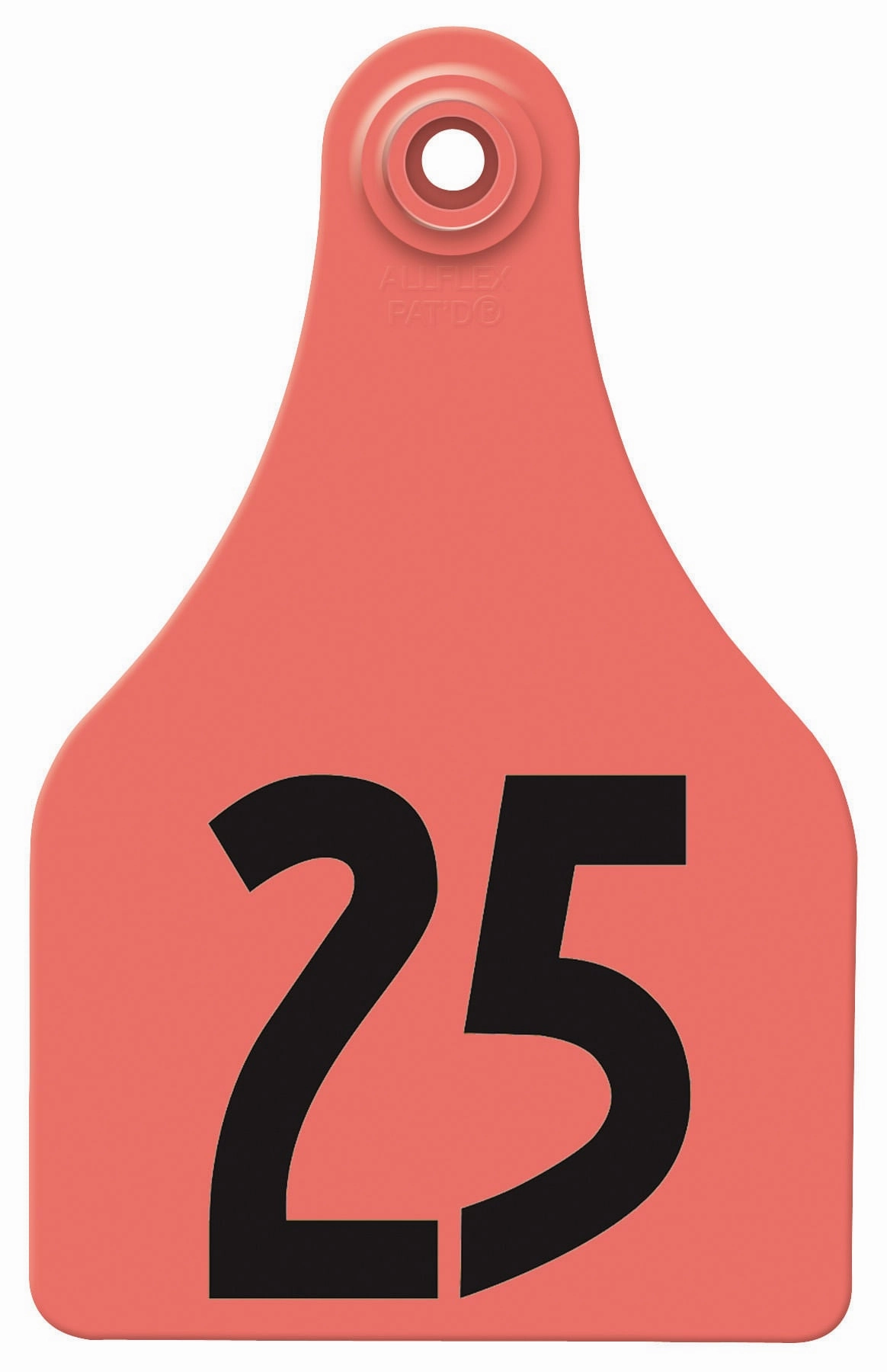 Allflex Global Numbered 2-Piece Ear Tags, 25 ct