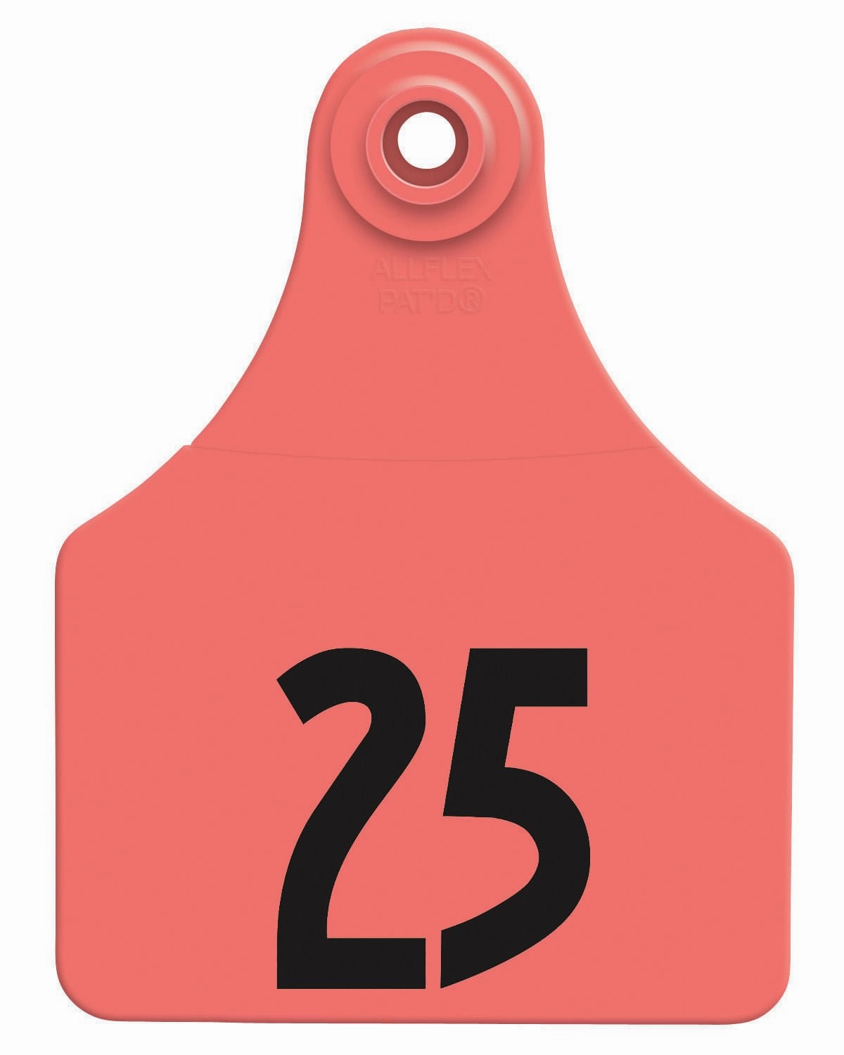 Allflex Global Numbered 2-Piece Ear Tags, 25 ct