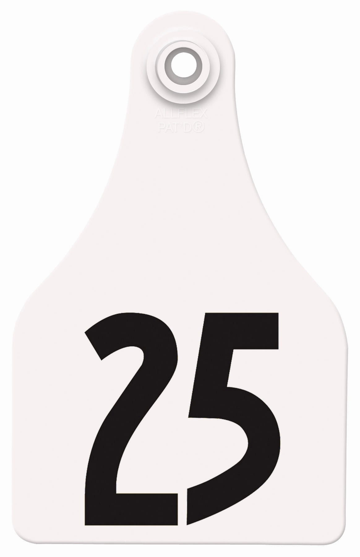 Allflex Global Numbered 2-Piece Ear Tags, 25 ct