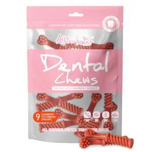 Altimate Pet Cranberry Toothbrush Medium Dental Dog Treats 9pc dog toys interactive dog toy plush dog toy dog rope toy squeaky toy