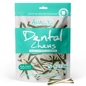 Altimate Pet Mint & Chlorophyll Mini Stick Dental Dog Treats 55pc no pull dog harness nylon dog leash dog walking set dog vest harness pet lead