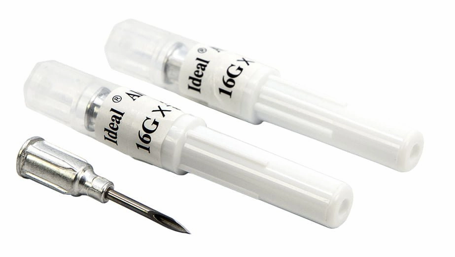 Aluminum Hub Needle 16g x 5/8", 100/box multi-pet food pet bundle kits pet care sets pet health combos pet treat packs