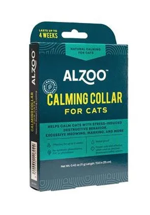 Alzoo Plant-Based Calming Collar For Cats cat toys interactive cat toys cat teaser wand cat balls cat laser pointer