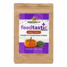 American Pet Diner Smaks Treats Feedtastic Pumpkin & Timothy Flavor Cookies 49g kitten health kit kitten booster vitamins kid cat immune kitten digestion kitten omega 3