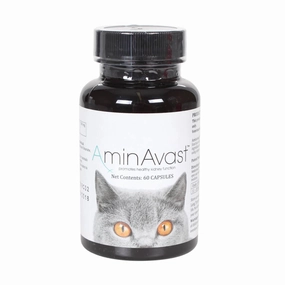 AminAvast for Cats, 60 Capsules dog plush squeaky toy interactive plush toy plush rope toy tough plush dog pillow toy