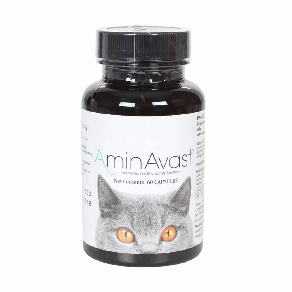 AminAvast for Cats, 60 Capsules dog plush squeaky toy interactive plush toy plush rope toy tough plush dog pillow toy