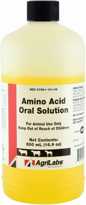 Amino Acid Oral Solution, 500 mL sheep feed sheep mineral sheep hay sheep pellets sheep salt block
