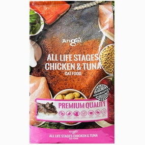 Angel All Life Stages Chicken & Tuna Dry Cat Food 1.1kg kitten food wet kitten food kitten milk kitten treats grain free kitten food