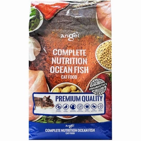 Angel Complete Nutrition Ocean Fish Dry Cat Food 1.1kg kitten food wet kitten food kitten milk kitten treats grain free kitten food