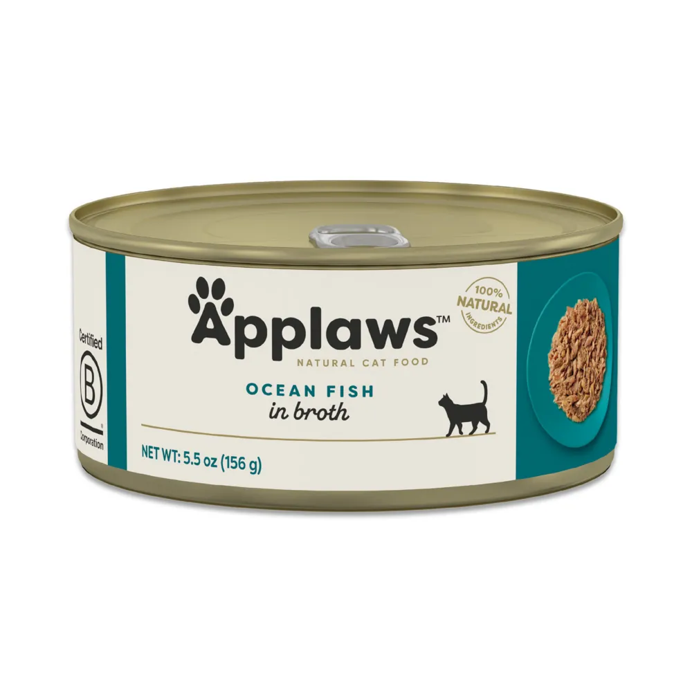 Applaws Natural Wet Cat Food Ocean Fish in Broth cat calming diffuser cat stress relief anxiety cat treats cat relaxing spray pet mood aid