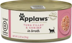 Applaws Natural Wet Cat Food Tuna with Shrimp in Broth cat calming diffuser cat stress relief anxiety cat treats cat relaxing spray pet mood aid