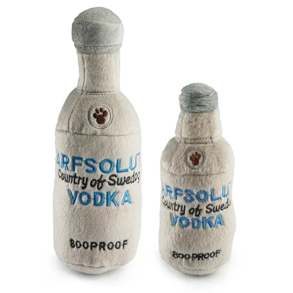 Arfsolut Vodka Plush Dog Toy dog toys indestructible dog toys dog tug toys dog plush chew resistant toy
