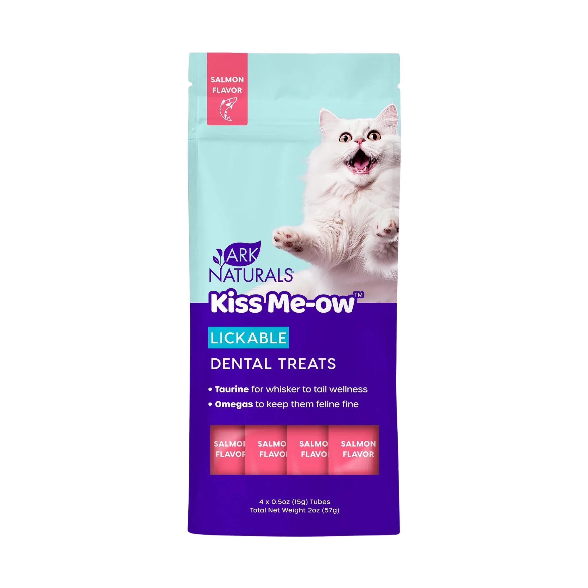 Ark Naturals Cat Kiss Me-Ow Salmon 2oz Lickable Dental Treats cat toys interactive cat toys cat teaser wand cat balls cat laser pointer
