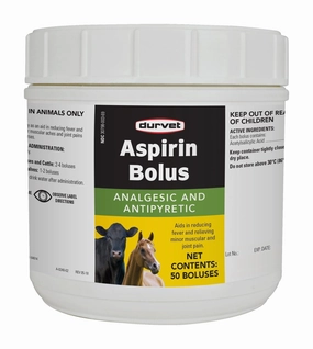 Aspirin Bolus, 240 Grain, 50 ct poultry remedies poultry supplement goat vitamins sheep probiotics animal health boost