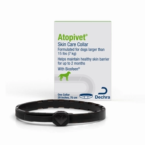 Atopivet Skin Care Collar, 29" Collar, Over 22lbs cat climbing tree cat hammock cat steps cat grooming kit cat safety gate
