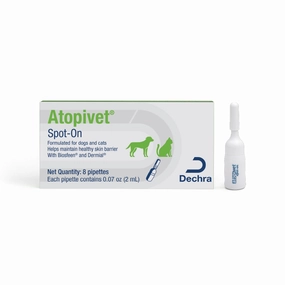 Atopivet Spot-On, 8 x 2 mL Pipettes plush dog toys fluffy dog toy dog cuddle toy dog toy set stuffed toy for dogs