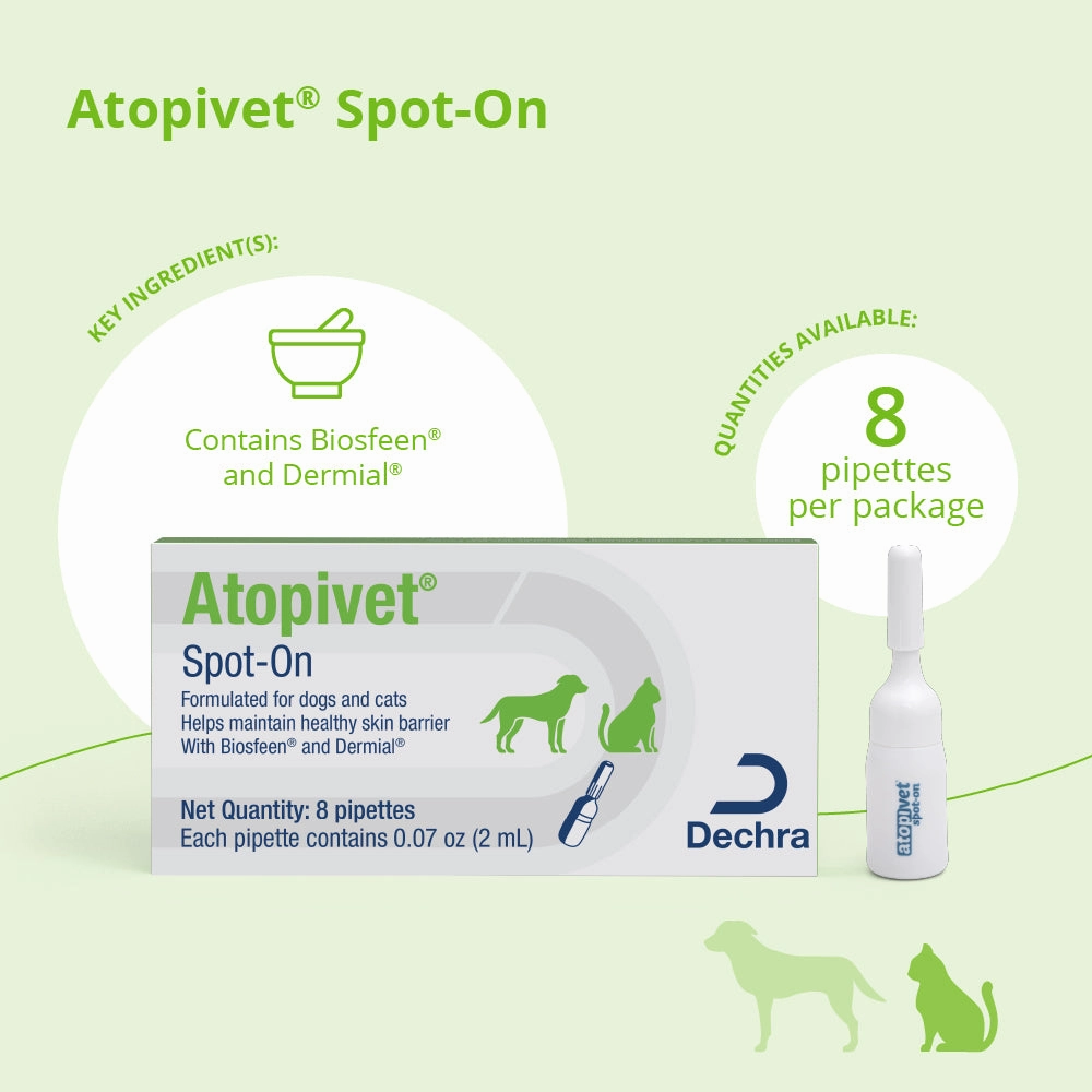 Atopivet Spot-On, 8 x 2 mL Pipettes