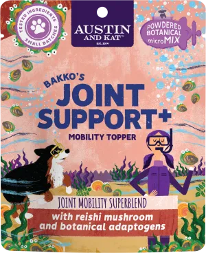 Austin and Kat Meal Enhancing Topper - Bakko's Joint Support 66g Pouch pig feed piglet nutrition pig food pellets pig vitamins pig treats