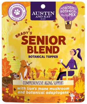 Austin and Kat Meal Enhancing Topper - Brady's Senior Blend 82g Pouch pig feed piglet nutrition pig food pellets pig vitamins pig treats