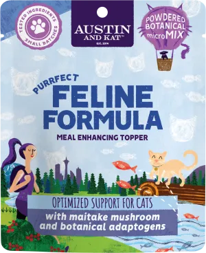 Austin and Kat Meal Enhancing Topper - Purrfect Feline Formula 66g Pouch cat toys interactive cat toys cat teaser wand cat balls cat laser pointer