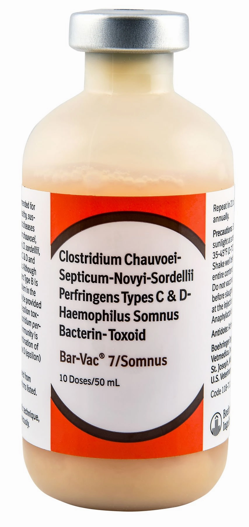 Bar-Vac 7/Somnus Blackleg Cattle Vaccine sheep feed sheep mineral sheep hay sheep pellets sheep salt block