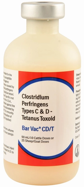 Bar Vac CD/T Vaccine for Cattle, Sheep, & Goats wet cat food canned food for cats gravy cat cans soft texture cat food wet pouches