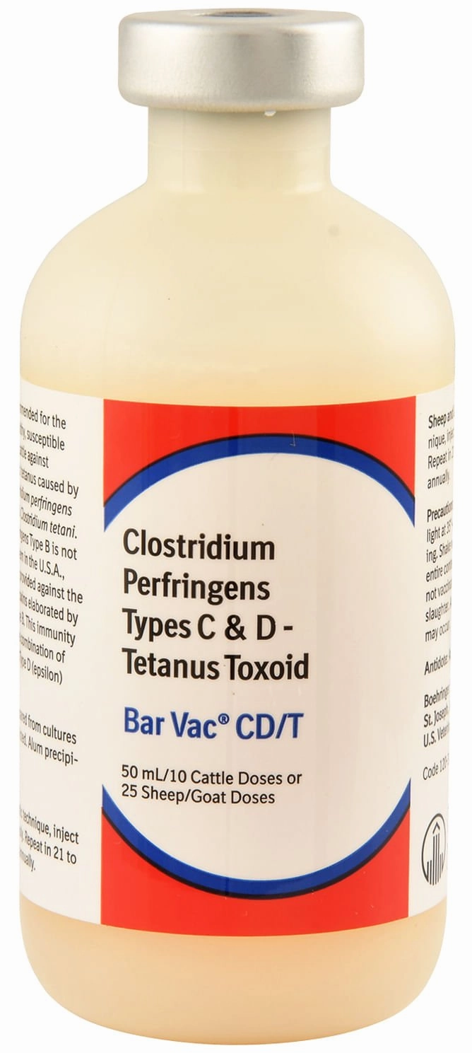 Bar Vac CD/T Vaccine for Cattle, Sheep, & Goats wet cat food canned food for cats gravy cat cans soft texture cat food wet pouches