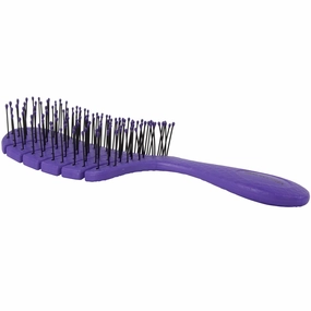 Bass Brushes Bio-Flex Detangling Hair Brush For Cats & Dogs (Purple) dog leash leather leash nylon leash long leash dog chain leash