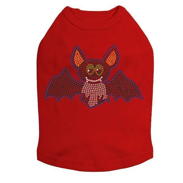 Bat Rhinestone Dog Tank