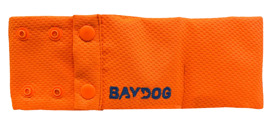 BayDog Arctic Bay Cooling Collar - Blaze Orange - dog accessories dog collar dog leash dog bowtie dog backpack