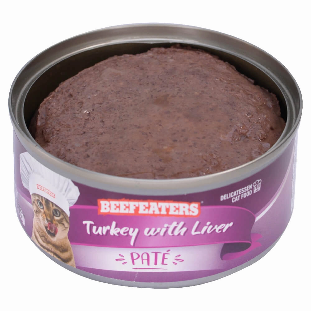 Beefeaters Pate Wet Cat Food, Case of 24
