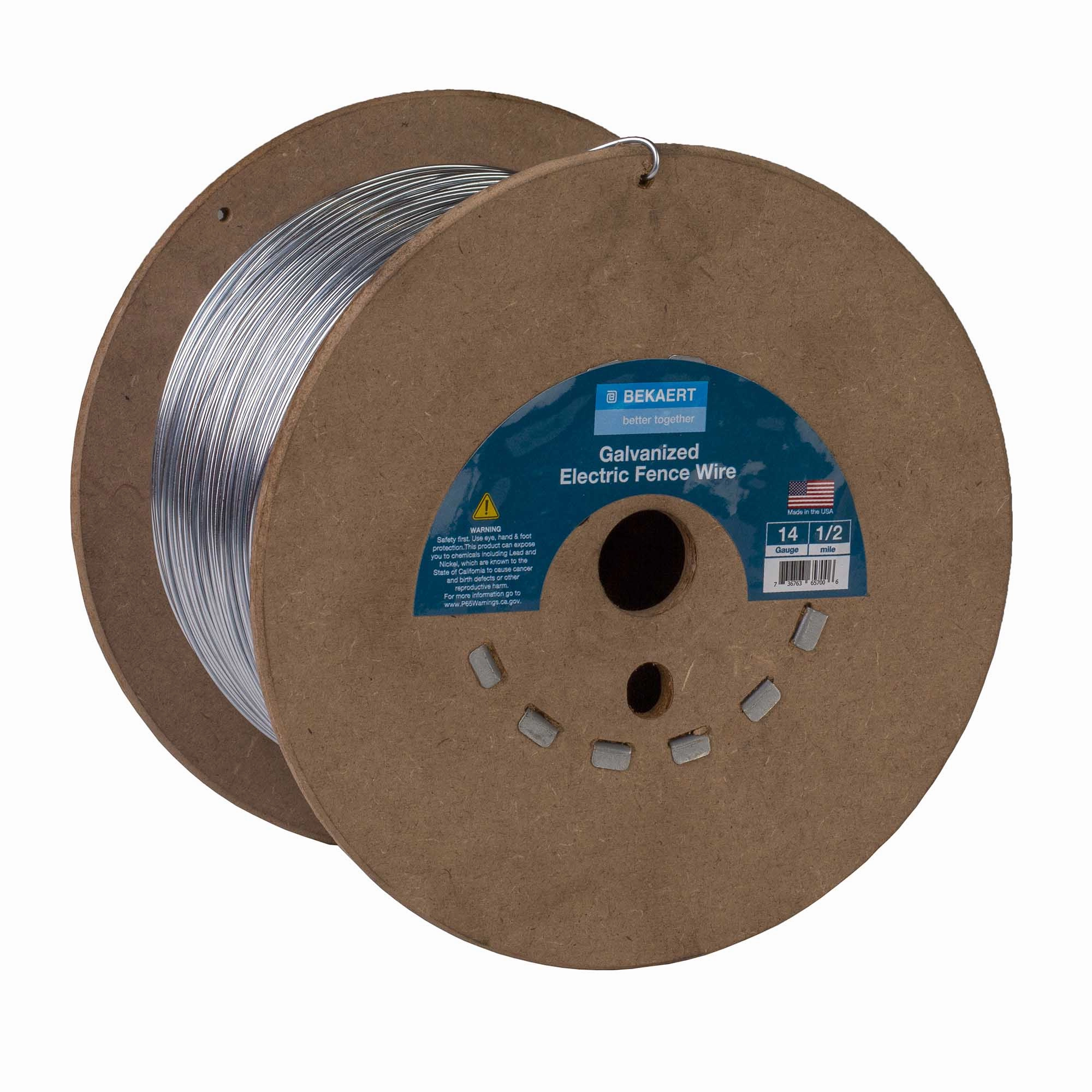 Bekaert 14 gauge Galvanized Electric Fence Wire, 2640 Feet grooming tools dog brush cat nail clipper pets shampoo pet trimmer