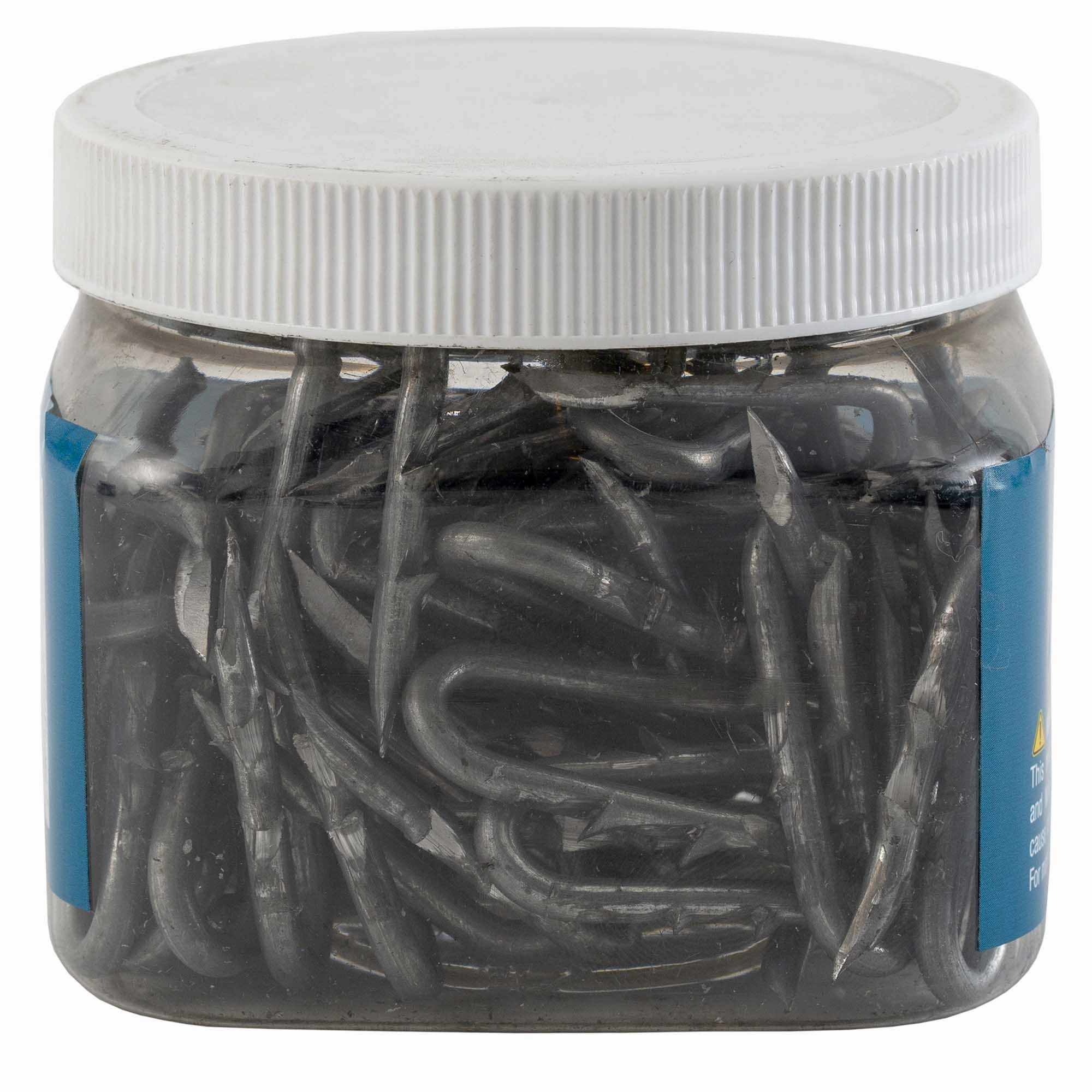Bekaert 1.5" 8 ga Double Barbed Fence Staples, 75 ct/tub